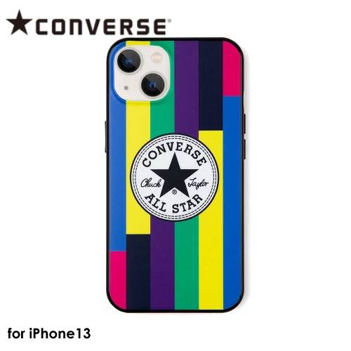 CONVERSE Circle Logo Hybrid IML Back Case RAINBOWアイフォンケース iphoneケース 背面型ケース スマホケース コンバース 定番 オールスター CANVAS ALL STAR レインボー