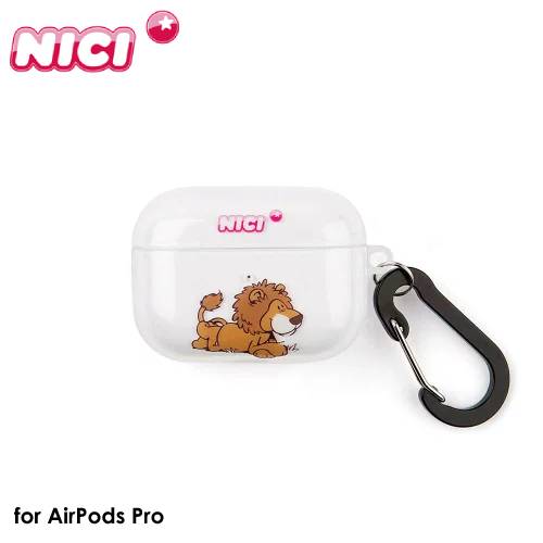 NICI AirPods Pro IML CASE ライオンNICI ニキ 可愛い かわいい 人気 マスコット アニマル 動物 エアーポッズ プロ ケース レディース 動物柄 ブランド ライオン 4589676564901