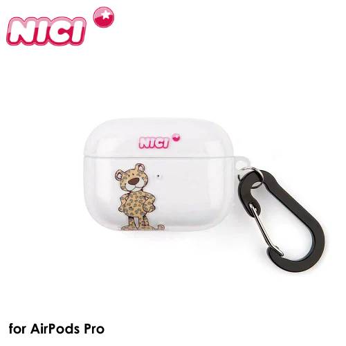 楽天THE PROOF FACTORY【9日20時からポイントUP!お買い物マラソン あす楽発送】NICI AirPods Pro IML CASE レパード【AirPods Pro対応】NICI ニキ 可愛い かわいい 人気 マスコット アニマル 動物 エアーポッズ プロ ケース レディース 動物柄 ブランド レオパード 4589676564918