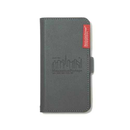 Manhattan Portage PU LEATHER Book Type Case GRAYマンハッタンポーテージ iphoneケース 手帳型ケース スマホケース 4589676566127