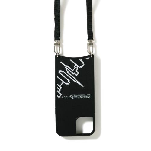 【4日20時からポイントUP! スーパーSALE あす楽発送】Manhattan Portage PU LEATHER Sling Case SKYLINE 【iPhone 14/13兼用】マンハッタンポーテージ アイフォンケース スマホケース ストリート ブランド ストラップ 4589676566295 【正規販売店】