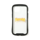 THRASHER THRASHER FLAME MAGZINE Logo Easy Grip Hybrid Caseアイフォンケース iphoneケース 背面ケース メンズ レディース スマホケース ストリート ベーシック クリアケース MAG 4589676566486