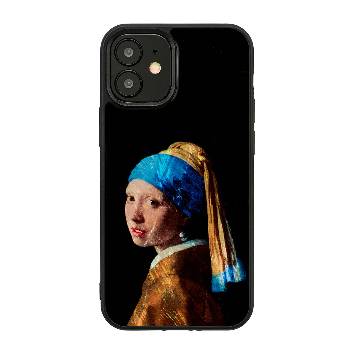 【あす楽 土日 祝日発送】【送料無料】ikins iPhone 12 / iPhone 12 Pro 天然貝ケース 真珠の耳飾りの少女