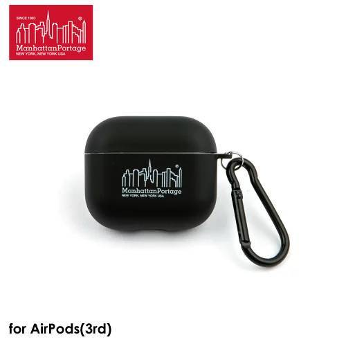 イヤホンケース 【9日20時からポイントUP!お買い物マラソン あす楽発送】Manhattan Portage AirPods(第3世代) Case BLACK【AirPods(第3世代) 対応】マンハッタンポーテージ 定番 おしゃれ メンズ レディース エアポッズケース カバー ブラック イヤホン 4589676565458