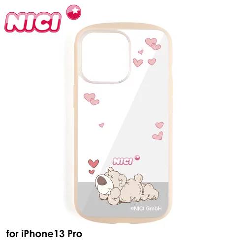 【あす楽、土日、祝日発送】【送料無料】NICI Easy Grip Clear Case ブラウンベア【iPhone 13 Pro対応】スマホケース 背面型ケー...