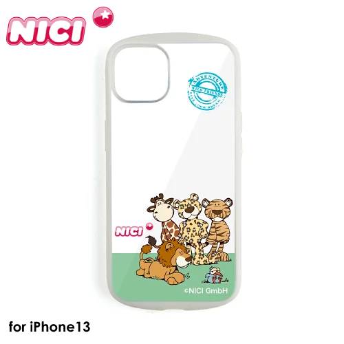 【9日20時からポイントUP お買い物マラソン あす楽発送】NICI Easy Grip Clear Case ワイルドフレンズ【iPhone 13対応】スマホケース 背面型ケース ニキ アイフォンケース iPhoneケース スマホケース 人気 マスコット アニマル 動物 ギフト 4589676564840