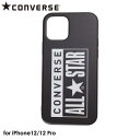 【あす楽 土日 祝日発送】CONVERSE Heel Patch Logo Hybrid IML Back Case BLACK【iPhone 12/iPhone12 Pro 対応】コンバース アイフォンケース iphoneケース 背面型ケース スマホケース オールスター ALL STAR ブラック 4589676562181