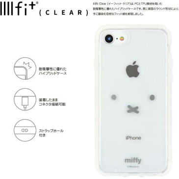 【正規取扱店】グルマンディーズ ミッフィー IIIIfit Clear iPhoneSE(第2世代) / 8 / 7 / 6s / 6 対応 ケース ホワイト MF-261WH 4550213523187