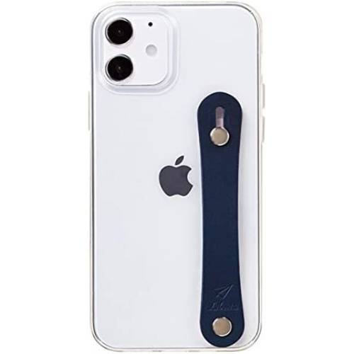 Rakuten - 【あす楽、土日、祝日発送】【送料無料】NATURAL design iPhone12pro/12専用背面型ケース Liberta Navy 左手持ち用