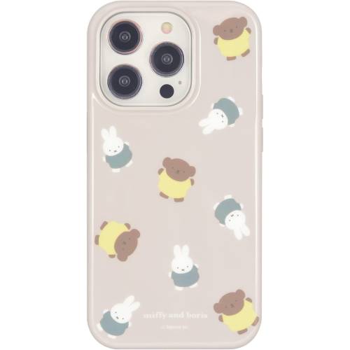 Rakuten - 【あす楽、土日、祝日発送】【送料無料】グルマンディーズ ミッフィー iPhone 14 Pro / 13 Pro (6.1インチ) 対応 ソフトケース ミッフィー＆ボリス MF-344C