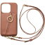 ڤڡȯUNiCASE iPhone14 Pro  MAELYS LOUNA Clutch Ring Case (gray pink) ޥۥ դݡ 4573558550816