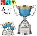 優勝カップ(24cm)【送料無料:AC9403A】★文字彫刻無料★リボン代込★【高級色彩カップ】