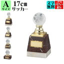 トロフィー【ブロンズ・トロフィー】(天然石使用)17cm【送料無料】【サッカー:個人賞に最適】★文字代無料:この道一筋のトロフィー屋さん自慢の彫刻★大人気★