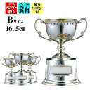 【送料無料】優勝カップ16.5cm:重量660g★文字彫刻無料★リボン代込★【高級シルバーカップ:AS9108B】