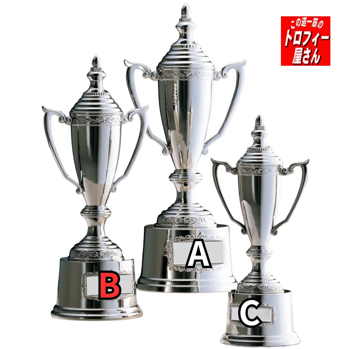 樂天商城 - 【優勝カップ】29.5cm【送料無料】★文字彫刻無料：この道一筋のトロフィー屋さん自慢の彫刻★優勝カップ飾りリボン代込★【高級シルバー優勝カップ：AS9504B】
