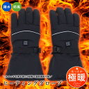 電熱手袋 送料無料 ヒートグローブ 防寒 発熱 防風 撥水 3段階温度調節 てぶくろ 乾電池式 ヒーティング手袋 アウトドア 登山 寒さ対策 ウィンタースポーツ...