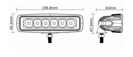 LED�إåɥ饤�ȡʺ������12-24V�ޥ���Ÿ�18W��Ĺ������