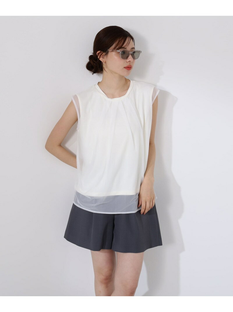 【SALE／50%OFF】タックショートパンツ PROPORTION BODY DRESSING プロポーションボディドレッシング パンツ その他のパンツ ブラウン グレー【RBA_E】【送料無料】[Rakuten Fashion] proportionbodydressing-10007412 PROPORTION BODY DRESSING サンプル画像2