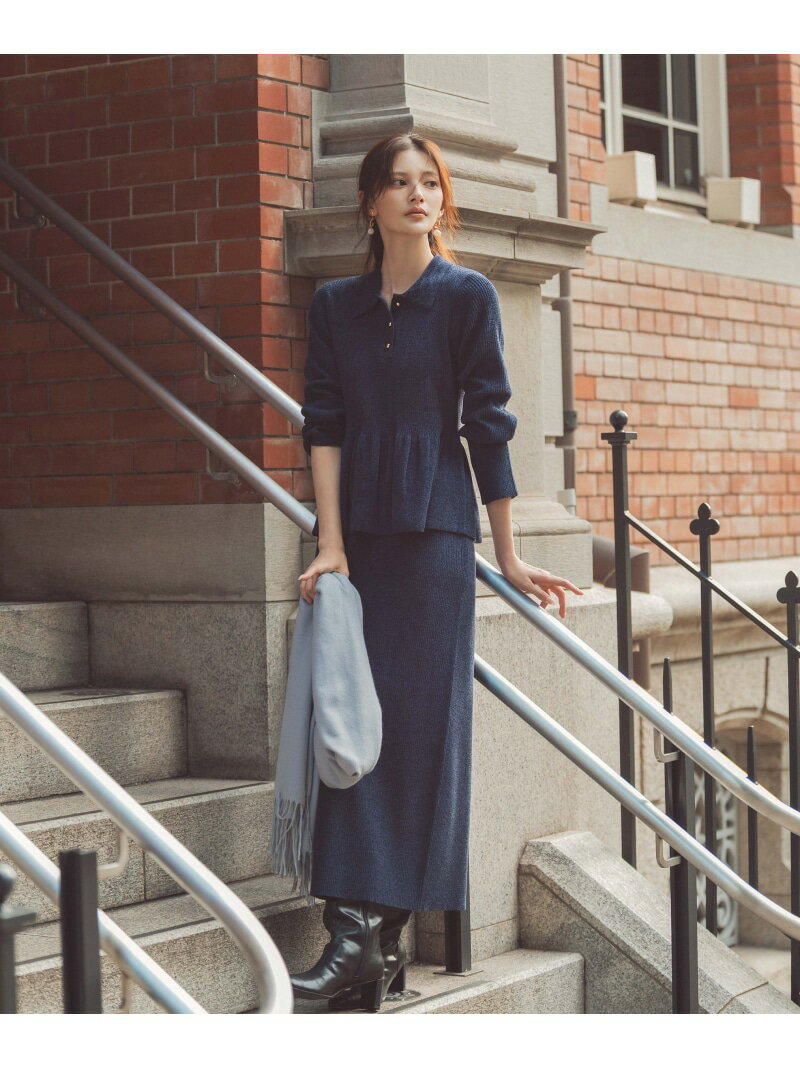 ポロペプラムSETUP PROPORTION BODY DRESSING プロポーションボディドレッシング ワンピース・ドレス ワンピース ピンク ネイビー ホワイト【送料無料】[Rakuten Fashion]