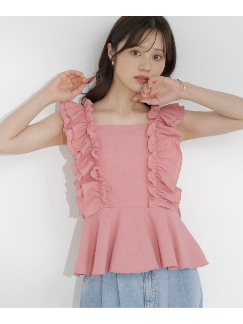 乐天商城 - フリルブラウス 26SS PROPORTION BODY DRESSING プロポーションボディドレッシング トップス シャツ・ブラウス ブラック ピンク ホワイト【送料無料】[Rakuten Fashion]