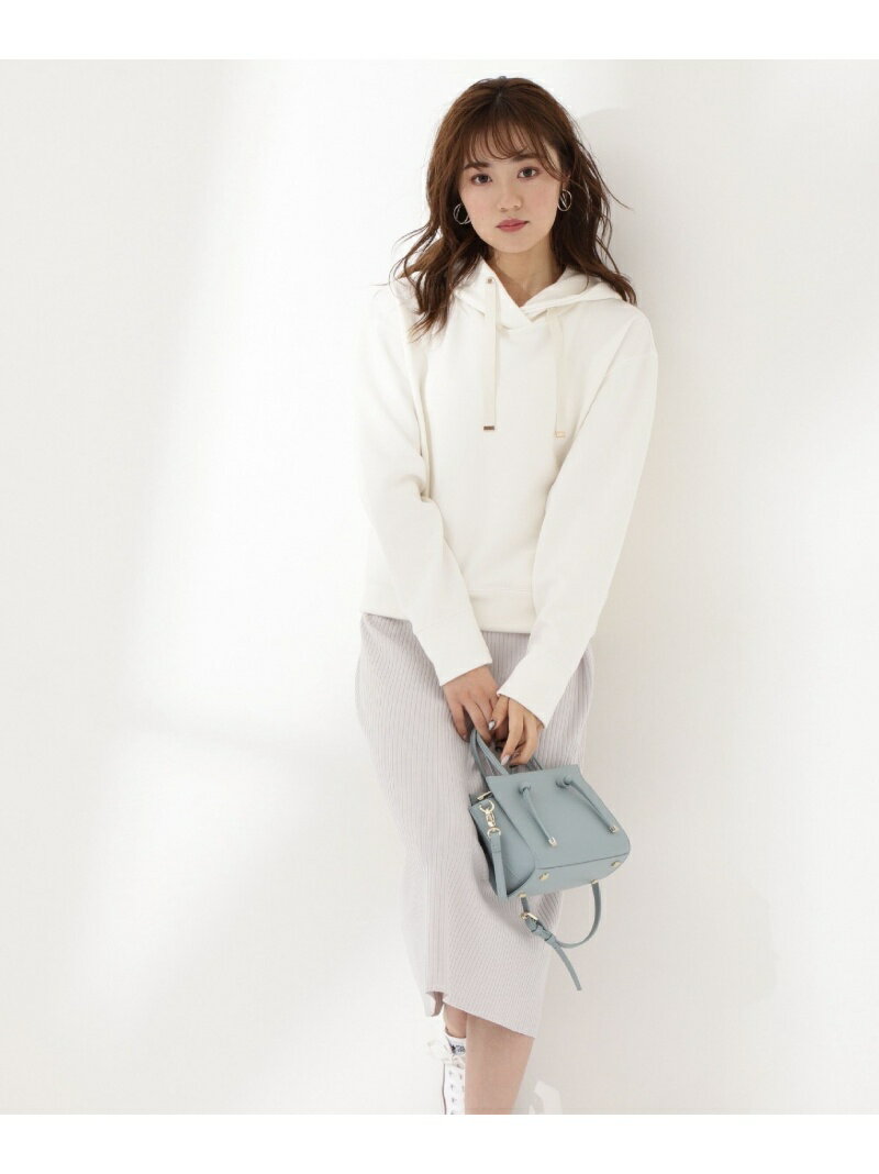 【SALE／10%OFF】シルキーポンチパーカー PROPORTION BODY DRESSING プロポーションボディドレッシング トップス その他のトップス ホワイト グレー パープル【RBA_E】【送料無料】[Rakuten Fashion]のサムネイル