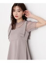 ドットチュールカットソー PROPORTION BODY DRESSING プロポーションボディドレッシング トップス カットソー Tシャツ グレー ブラック ホワイト【送料無料】 Rakuten Fashion