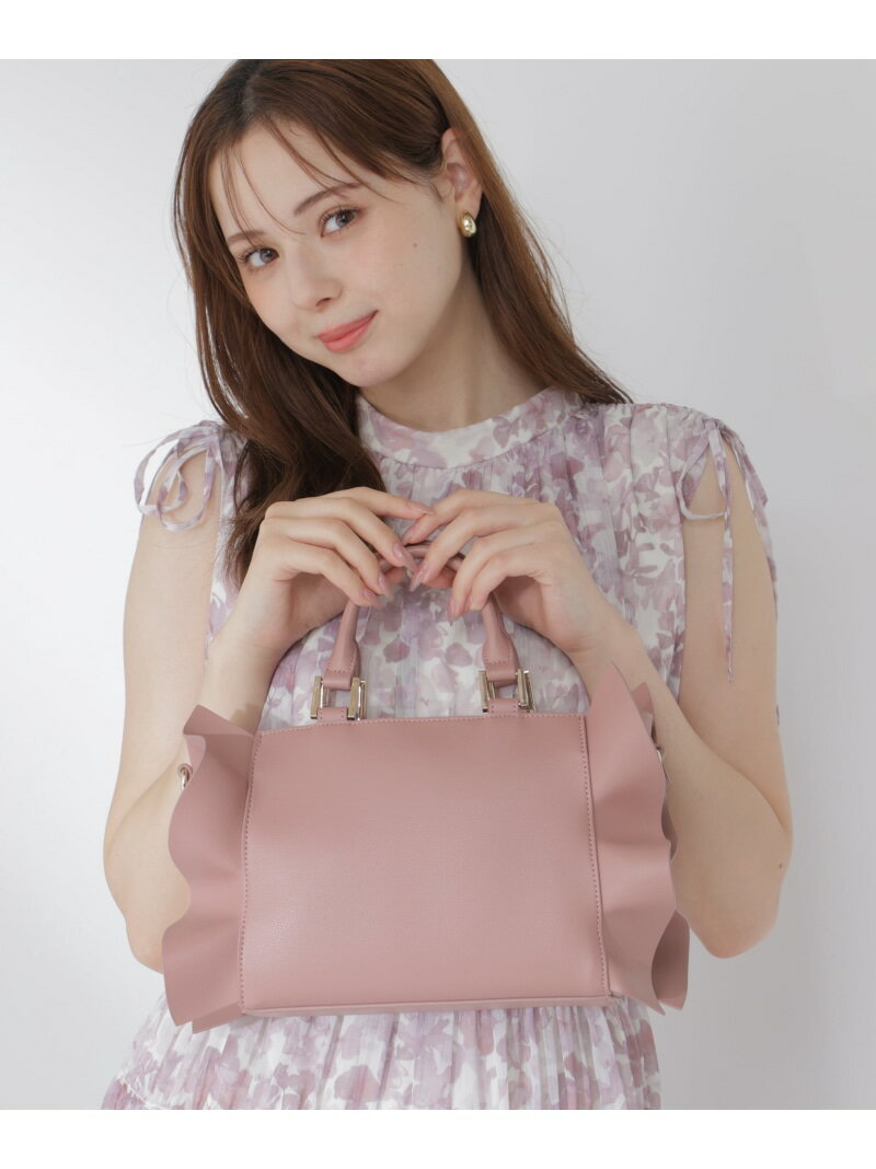 Rakuten - フリルトートバッグ PROPORTION BODY DRESSING プロポーションボディドレッシング バッグ その他のバッグ ベージュ ブラック ピンク【送料無料】[Rakuten Fashion]