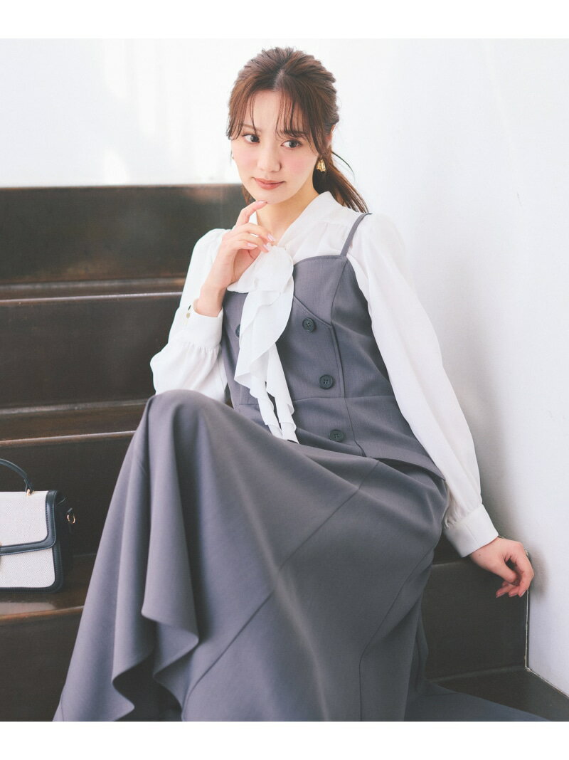 Rakuten - 【SALE／10%OFF】トレンチジャンスカ 26SS PROPORTION BODY DRESSING プロポーションボディドレッシング ワンピース・ドレス ワンピース ベージュ グレー【RBA_E】【送料無料】[Rakuten Fashion]