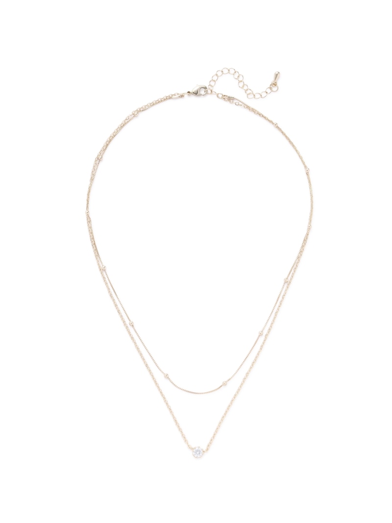 Rakuten - 2連トップビジューネックレス PROPORTION BODY DRESSING プロポーションボディドレッシング アクセサリー・腕時計 その他のアクセサリー・腕時計 ゴールド[Rakuten Fashion]