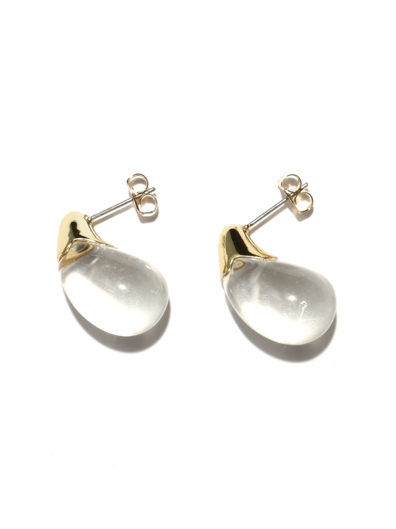 Rakuten - クリアドロップピアス PROPORTION BODY DRESSING プロポーションボディドレッシング アクセサリー・腕時計 その他のアクセサリー・腕時計 ゴールド[Rakuten Fashion]
