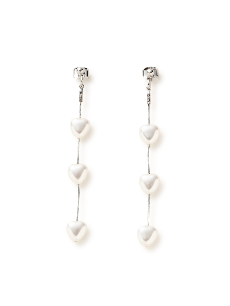 Rakuten - ハートロングピアス PROPORTION BODY DRESSING プロポーションボディドレッシング アクセサリー・腕時計 その他のアクセサリー・腕時計 シルバー[Rakuten Fashion]