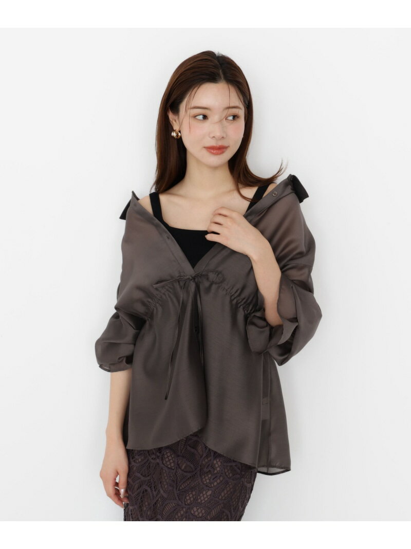 ＜ハンドウォッシャブル＞2wayシャツチュニックセット 25AW PROPORTION BODY DRESSING プロポーション..