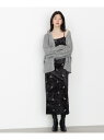 《EDIT COLOGNE》刺繍ベロアキャミワンピース PROPORTION BODY DRESSING プロポーションボディドレッシング ワンピース・ドレス ...
