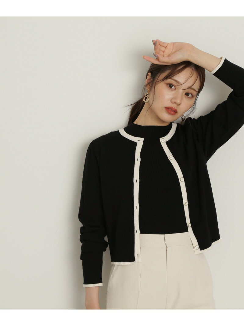バイカラーアンサンブルニット PROPORTION BODY DRESSING プロポーションボディドレッシング トップス ニット ブルー【送料無料】[Rakuten Fashion]のサムネイル