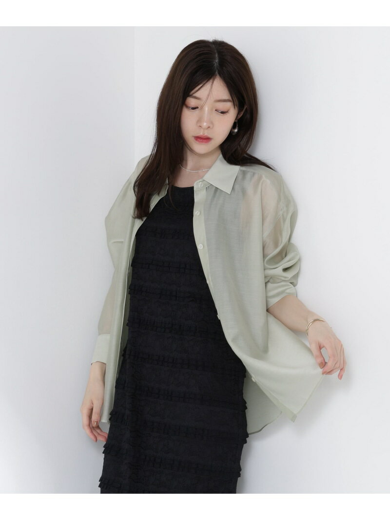 シアーシャツ PROPORTION BODY DRESSING プロポーションボディドレッシング トップス シャツ・ブラウス..