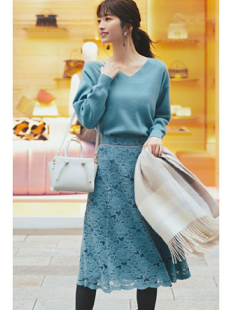 【SALE／50%OFF】ブラッシュレースフレアスカート PROPORTION BODY DRESSING プロポーションボディドレッシング スカート その他のスカート グリーン グレー パープル【RBA_E】【送料無料】[Rakuten Fashion]のサムネイル