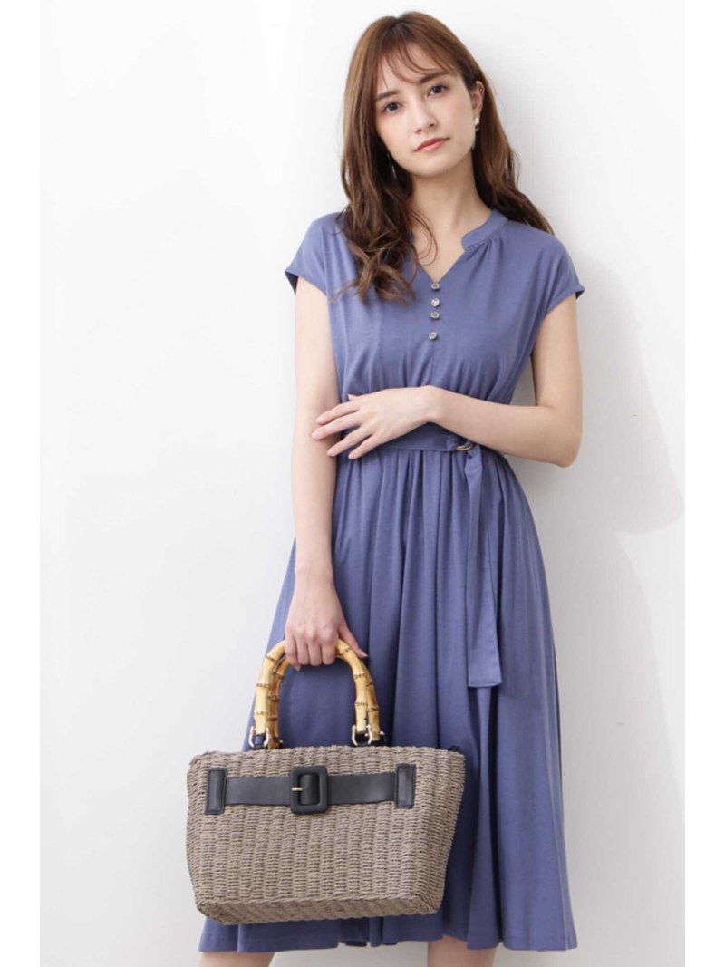楽天市場 Rakuten Fashion Sale 50 Off スムースワンピース Proportion Body Dressing プロポーションボディドレッシング ワンピース ワンピースその他 ブルー ブラック オレンジ Rba E 送料無料 Proportion Body Dressing