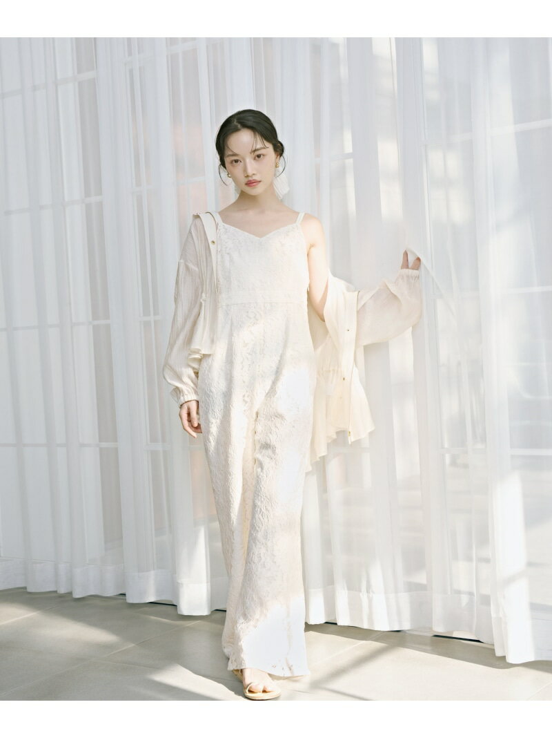 Rakuten - ＜EDIT COLOGNE＞レースオールインワン 26SS PROPORTION BODY DRESSING プロポーションボディドレッシング ワンピース・ドレス ワンピース ブラック ベージュ【送料無料】[Rakuten Fashion]