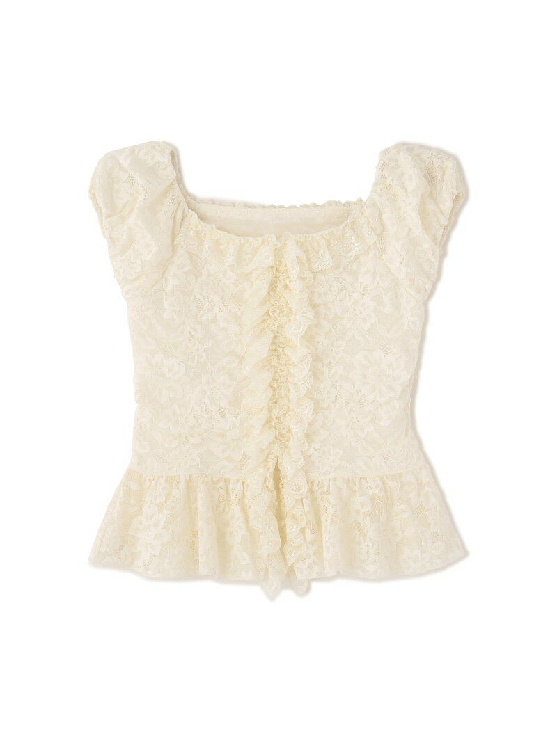 Rakuten - ＜a/mie＞レースフリルカットソー PROPORTION BODY DRESSING プロポーションボディドレッシング トップス カットソー・Tシャツ イエロー ホワイト ブラック【送料無料】[Rakuten Fashion]