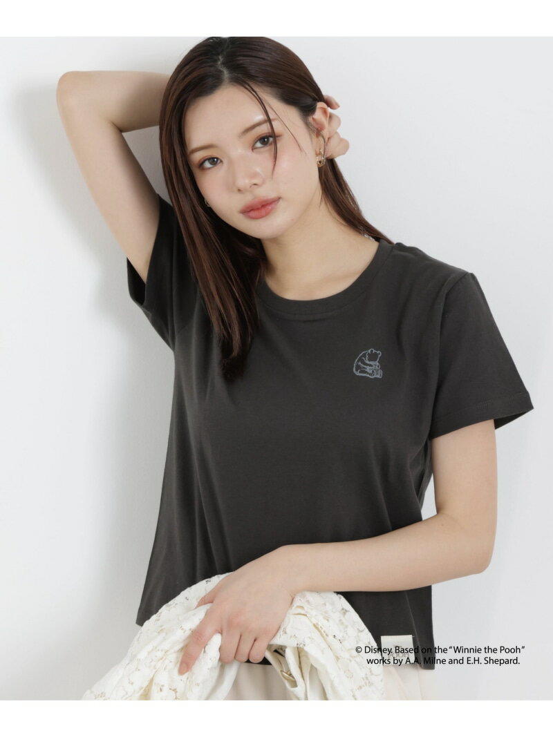 Rakuten - 【SALE／10%OFF】ワンポイントプリントTシャツ PROPORTION BODY DRESSING プロポーションボディドレッシング トップス カットソー・Tシャツ ホワイト グレー ピンク【RBA_E】【送料無料】[Rakuten Fashion]