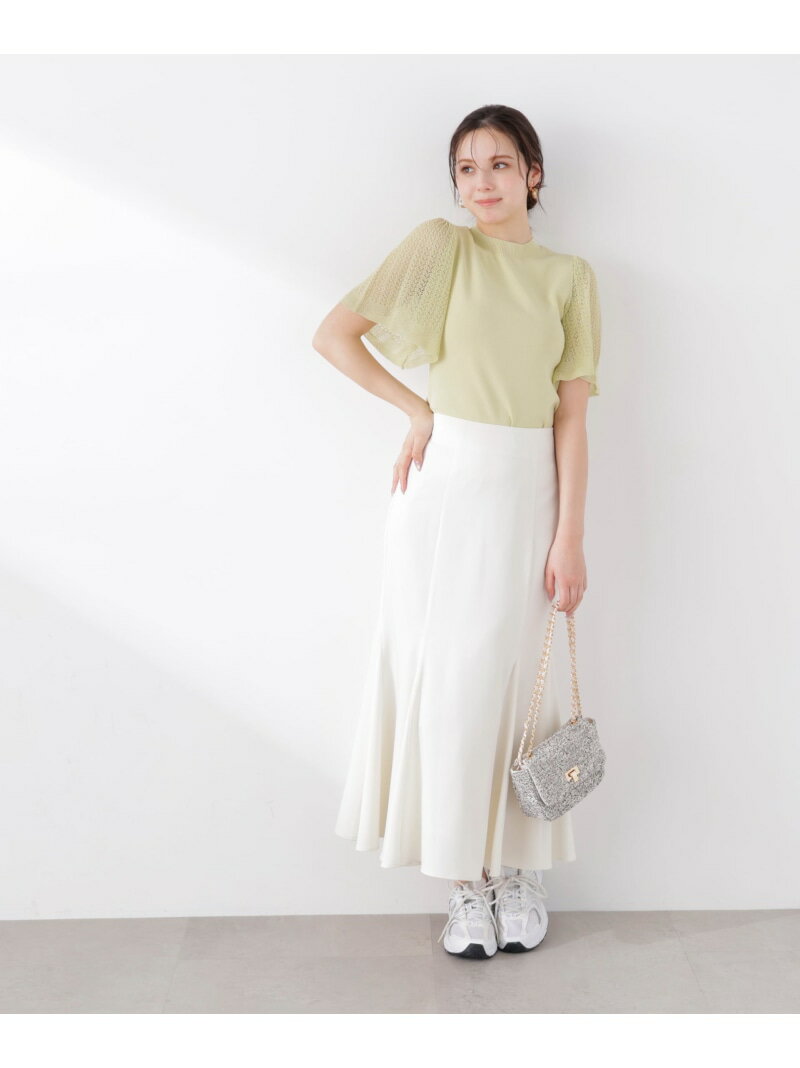 ＜ウォッシャブル＞ハイウエストマーメイドスカート 26SS PROPORTION BODY DRESSING プロポーションボディドレッシング スカート その他のスカート ピンク ホワイト ブラック ブルー