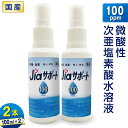 ジアサポート100 100ml 2本セット 日本製 濃度 100ppm 微酸性 次亜塩素酸水 除菌 消臭剤 ノンアルコール 除菌 アルコールフリー除菌 除菌グッズ 携帯 除菌スプレー 携帯用 スプレーボトル ウイルス対策 持ち歩き 消臭 除菌液