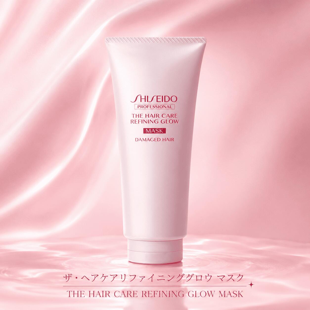 資生堂プロフェッショナル ザ・ヘアケアリファイニンググロウ マスク 200mL ダメージケア 集中補修 保湿 まとまり ツヤ 洗い流さないトリートメント サロン専売