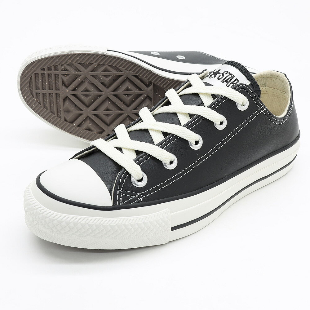 ����С��� �쥶�������륹���� LEATHER ALL STAR (R) OX �֥�å� �� �����륹���� �������å� ���� ŷ����� ���� �쥶�� LEA A...