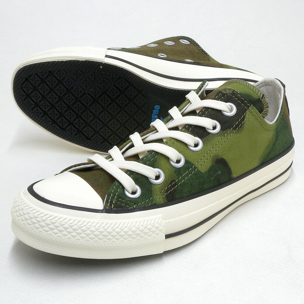 コンバース オールスター 100周年モデル グラディエイションカモ ローカット オリーブ ALL STAR 100 GRADATIONCAMO OX オックスフォード カーキ グリーン カムフラ