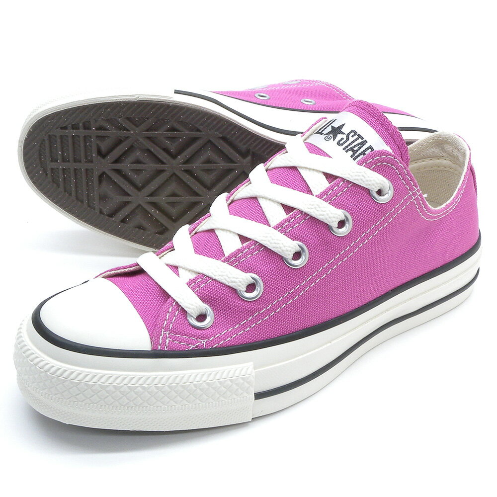 コンバース スニーカー オールスター （R） ローカット フューシャピンク ALL STAR R O ...