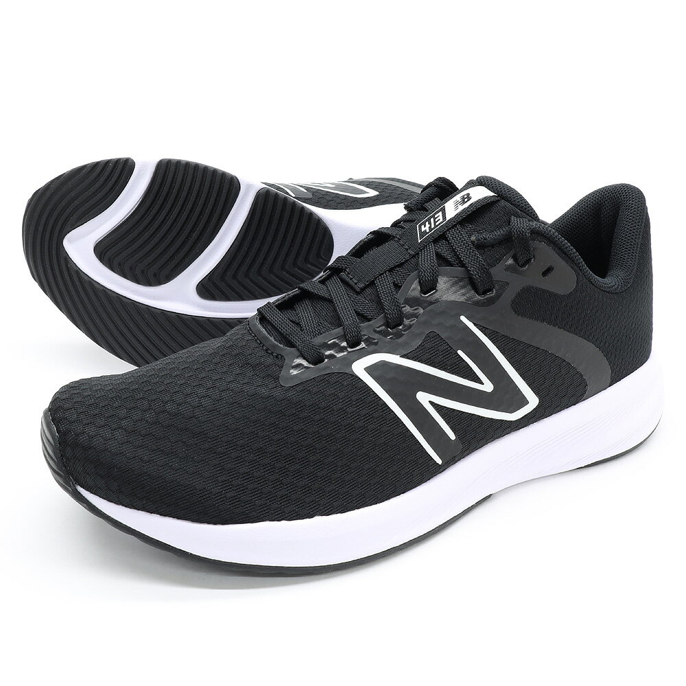 W413 LB2 レディース 超軽量 ローカット メッシュ スニーカー ブラック 靴幅:D newbalance ニューバランス 女性用 シューズ ジョギング ランニング ウォーキング 通学 学校 運動靴 グラウンドシューズ 販売中 定番スタイル 送料無料(沖縄県及び離島を除く) 販売中