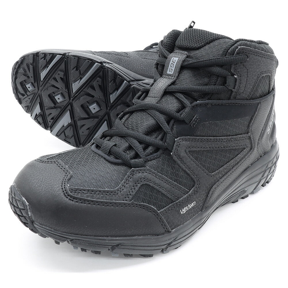 MoonStar SPLT SDM10 ブラック ムーンスター アウトドア ハイカット シューズ ブーツ 靴幅：4E 幅広 衝撃吸収 Ag+ 抗菌防臭 透湿防水 メンズ 男性用 スニーカー ワイド設計 つま先ゆったり 耐摩耗ラバー 雨 雪 moonstar サプリスト スポルス ShutDry
