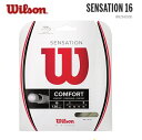 Wilson ウィルソン 　硬式テニス用ストリングセンセーション16　SENSATION16　WRZ941000 その1