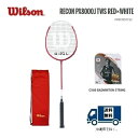 WILSON ウィルソン バドミントン ラケットレコン PX8000J TWS REDxWHITEWR039531S2